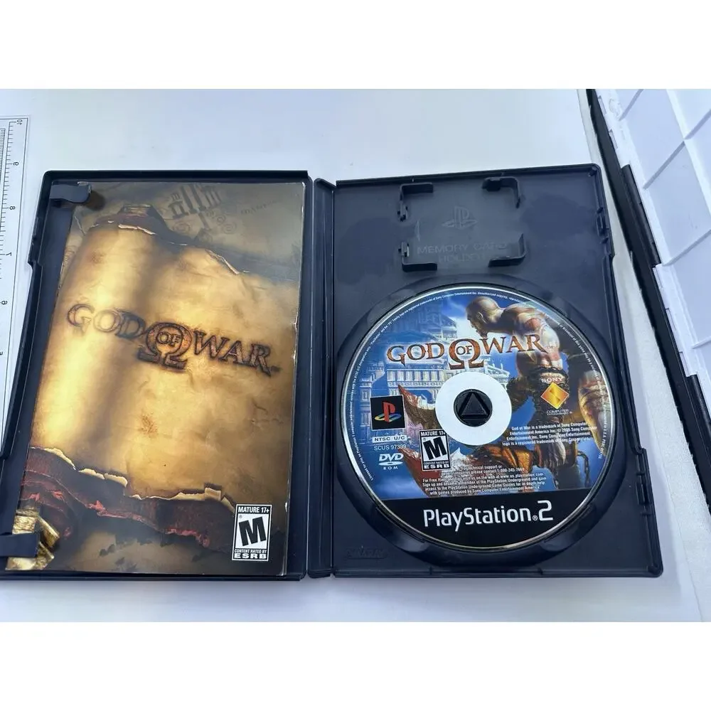 God of War Sony PlayStation 2 PS2 CIB Black Label Tested Game Retro Vintage
